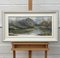 Charles Wyatt Warren, Impasto Mountain Lake Landscape, Mid-20th Century, Oil Painting, Framed, Image 9