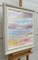 Paisaje marino impresionista abstracto sereno con rosas claros, lilas, azules y amarillos de Artista británico, 2022, Imagen 7