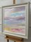 Paesaggio marino impressionista astratto con rosa chiaro, lilla, blu e giallo di artista britannico, 2022, Immagine 9
