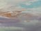 Serene Abstract Impressionist Seascape Landscape with Light Pinks Lilacs Blues & Yellows by British Artist, 2022 4