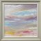 Serene Abstract Impressionist Seascape Landscape with Light Pinks Lilacs Blues & Yellows by British Artist, 2022, Image 13