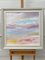 Serene Abstract Impressionist Seascape Landscape with Light Pinks Lilacs Blues & Yellows by British Artist, 2022 8