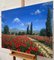 Tim Layzell, Poppy Field in the Sunshine in Europe, 2010, Painting, Framed 8