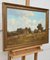 James Wright, Escena de una granja con pajares en la campiña inglesa, años 90, óleo sobre lienzo, Imagen 12