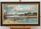 Frank Fitzsimons, Ireland Seascape with Boats & Figures, 1985, Oil, Framed, Image 8