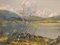 Charles Wyatt Warren, Snowdon Mountains & Lakes in Wales, 1975, peinture à l’huile, encadré 11