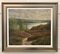 Jens Christian Bennedsen, paisaje de fiordos, década de 1940, pintura, enmarcado, Imagen 3