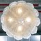 Large Mid-Century Ice Glass Chandelier from Doria, Image 13