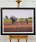 Gregory Moore, Horses with Farmer & Plough in Irish Countryside, 2000, Painting, Framed 3