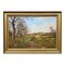 James Wright, Caballos con labradores en la campiña inglesa, años 90, óleo sobre lienzo, Imagen 1