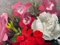 John Whitlock Codner RWA, Natura morta di fiori rossi, rosa e bianchi, Pittura a olio, 1985, Incorniciato, Immagine 9
