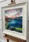 Angela Wakefield, Abstract River Bank Landscape, 2020, Acrylic on Canvas, Framed 10