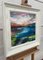 Angela Wakefield, Abstract River Bank Landscape, 2020, Acrylic on Canvas, Framed 8