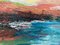 Angela Wakefield, Abstract River Bank Landscape, 2020, Acrylic on Canvas, Framed 3