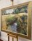 Graham Painter, English High Summer Riverbank Landscape, 1998, Oil, Framed, Image 4
