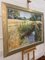 Graham Painter, English High Summer Riverbank Landscape, 1998, Öl, Gerahmt 2