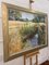 Graham Painter, English High Summer Riverbank Landscape, 1998, Oil, Framed, Image 2