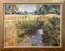 Graham Painter, English High Summer Riverbank Landscape, 1998, Öl, Gerahmt 11