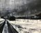 Mark Thompson, Paesaggio atmosferico in bianco e nero, 2008, Pittura, Immagine 3