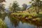 Donal McNaughton, River Scene in County Antrim, Northern Ireland, 2000, Painting, Framed, Image 4