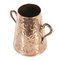 Vintage Vase mit Kupfergriffen 2