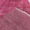 Alfombra turca vintage de lana sobreteñida en rosa, años 70, Imagen 7