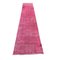 Vintage Turkish Over-Dyed Pink Rug in Wool, 1970s 4
