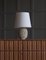 Lámpara de mesa Chamotte atribuida a Gunnar Nylund, Suecia, años 50, Imagen 2