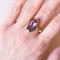 Vintage 14k Yellow Gold Ring with Amethyst, 1970s 14