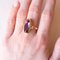 Vintage 14 Karat Gelbgold Ring mit Amethyst, 1970er 11