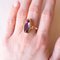 Vintage 14k Yellow Gold Ring with Amethyst, 1970s, Image 11