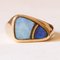 Vintage 9k Yellow Gold Ring with Doublet Opals, 1980s, Image 1