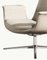 White Odyssey Armchair in Leather and Fabric Finish from BD Barcelona 4