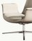 White Odyssey Armchair in Leather and Fabric Finish from BD Barcelona, Image 4