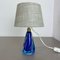 Large Sommerso Murano Glass Vetri Table Light Base, Italy, 1960s 2