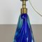 Lámpara de mesa Vetri Sommerso grande de cristal de Murano, Italia, años 60, Imagen 18
