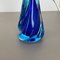 Large Sommerso Murano Glass Vetri Table Light Base, Italy, 1960s 11