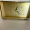 Vintage Hollywood Regency Brass Table Clock by Diehl Electro, Germany, 1960s, Image 10