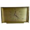Horloge de Table Hollywood Regency Vintage en Laiton par Diehl Electro, Allemagne, 1960s 1