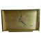 Vintage Hollywood Regency Brass Table Clock by Diehl Electro, Germany, 1960s, Image 1