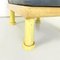 Modern Italian Chair in Gray Velvet, Briar Wood and Yellow Metal, 1980s 9