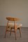 Modern Danish Model Ch33 Chair in Oak & Lambswool attributed to Hans J. Wegner for Carl Hansen & Søn, 1950s, Image 12