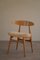 Modern Danish Model Ch33 Chair in Oak & Lambswool attributed to Hans J. Wegner for Carl Hansen & Søn, 1950s 10