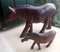 Zebra with Foal, 1980s, Set of 2 1