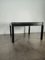 Vintage Italian Dining Table in Black Enamelled Wood and Anodized Aluminum, 1970s 5