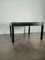 Vintage Italian Dining Table in Black Enamelled Wood and Anodized Aluminum, 1970s, Image 5