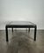 Vintage Italian Dining Table in Black Enamelled Wood and Anodized Aluminum, 1970s 2
