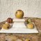 19th Century Marble Tray with Fruits, , Set of 2 3