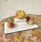 19th Century Marble Tray with Fruits, , Set of 2 1