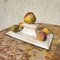 19th Century Marble Tray with Fruits, , Set of 2 8